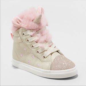 Cat & Jack Unicorn Sneakers Size 9